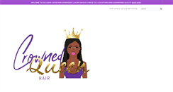 Desktop Screenshot of crownedqueenhair.com