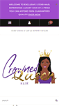 Mobile Screenshot of crownedqueenhair.com